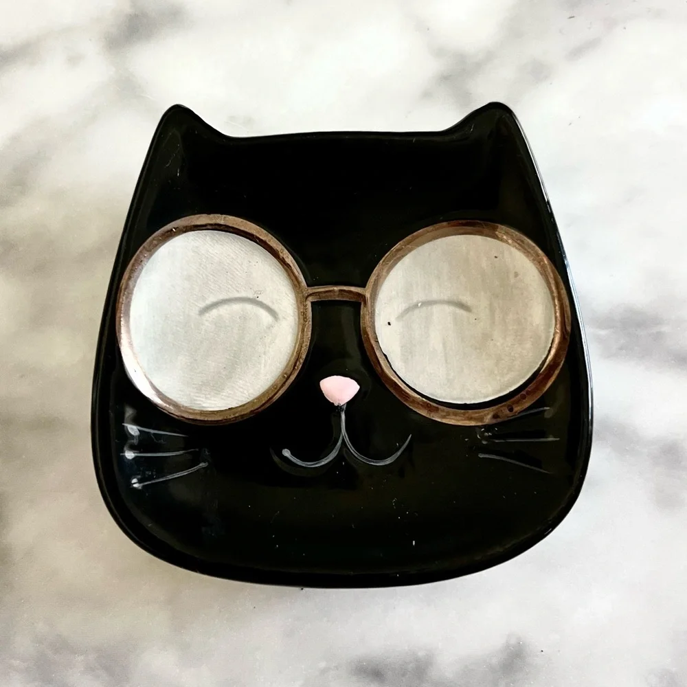 New Kitty Jewelry Dish / Spoon or Teabag Rest